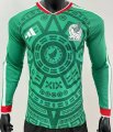 2025 26 Mexico green long sleeves player version soccer jersey